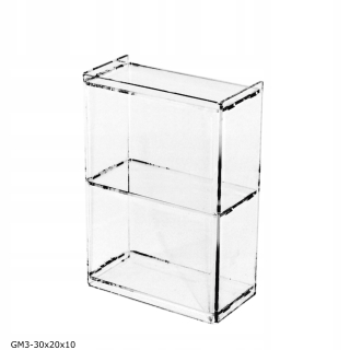 Mini skrinka 30x20x10cm s plexisklom 3 mm pre modely