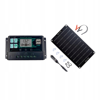 Mini monokryštalický solárny panel so 100A