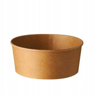 Boxy na jedlo a nápoje - PE 1000 ml papierovej misky, priemer 15 cm