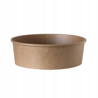 Boxy na jedlo a nápoje - Miska z kraftového papiera Potcart 180mm 1100ml 50ks