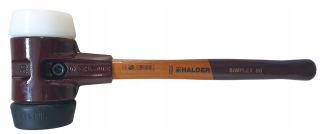 Kladivo na dlažbu - Halder Simplex Hamper 80mm Gum - superplastik