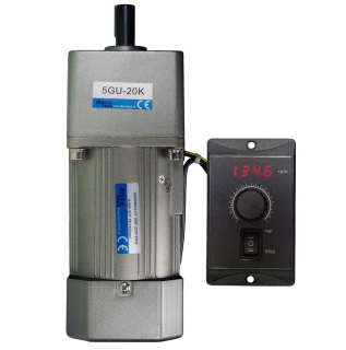 Prevodový motor - 90W 230V MotorDuctor s regulátorom 5-62obr/min.