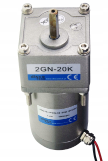 Prevodový motor - Jednosmerný prevodový motor 90 ot./min 24V 2A 30W 3N