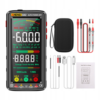 Digitálny multimeter široký elektrický merač