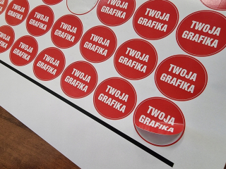Samolepiace print etikety - NÁLEPKY reklamné etikety s logom Vaša potlač 160