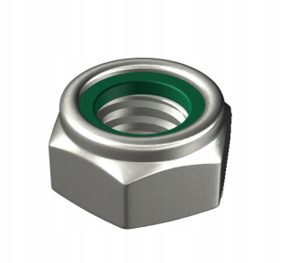 M8 Nut s pozinkovanou vložkou triedy 8.8 Din985 - 1 kg