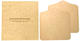Napoli chamotte pizza kameň 38x35x3cm+2l