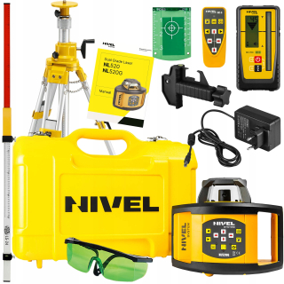 Laserový nivelák Zelený laserový nivelátor NL520G Digitálny stav