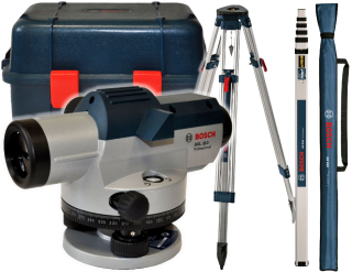 Laserový nivelák Optická úroveň 32 D Bosch + lata + statív
