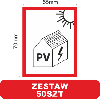 Nowywymogi elektrické nálepky fotovoltaický dom