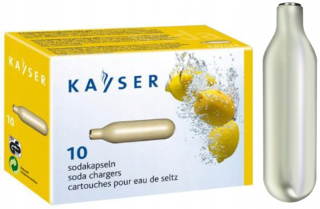 CO2 kartuše 10-balenie Kayser 8gr do sifónu saturátora