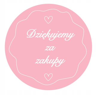 Samolepiace print etikety - Ďakujeme nálepkám štítkov za nákupy 1 000 ks.