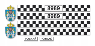 Reklamná fólia, nálepka - Filmové nálepky označujúce na taxi - Uber - tučný