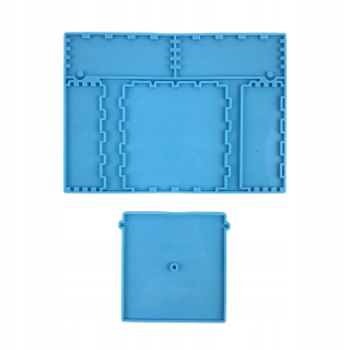 Blue Music Box 20,2 cm x 14,7 cm 10,4 cm x 10 cm