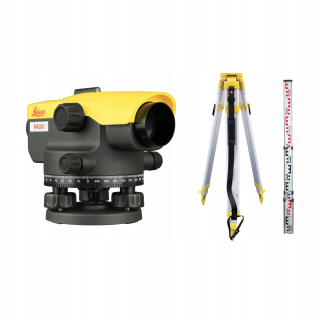 Laserový nivelák Leica NA332 Optická úroveň [TRIDOD + LATA] Set
