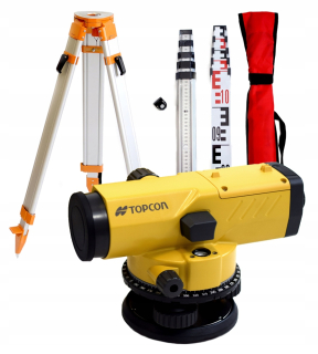 Laserový nivelák Optická úroveň TopCon AT-B4A + TRIDOD + Oprava