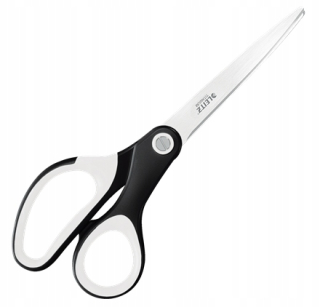 Nožnice kancelárske - Leitz nožnice 20,5 cm titán biele a biele