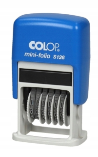 Číslovacia pečiatka - Automatické číslo Color 5-6 číslic 4 mm