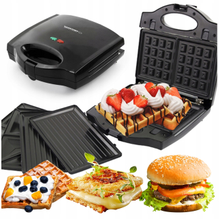 Vafľovač - Usporiadanie Labour - Kontakt Grill Hendi 263655