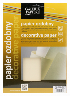 DEKORATÍVNY PAPIER A4 DO TLAČIARNE REMESELNÝ KARTÓN A4