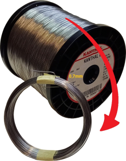 Kanthal D odporový drôt 0,7 - 30 m na polystyrén
