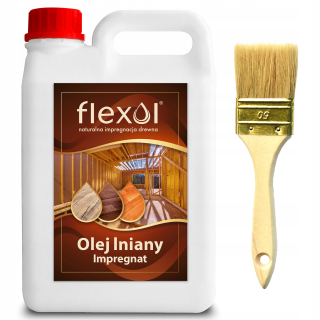 Impregnát na ochranu - Ľanový olej 100% impregnácia prírodného dreva 2L