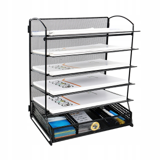 Organizátor pre Dokumenty Sorter 5 políc + zásuvka