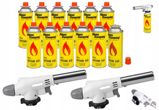 Flame Gun Plyn Burner 2 ks + 12 kazety