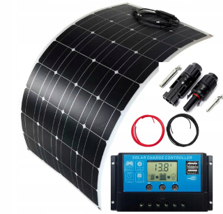 Blikajúci solárny panel 140 W Reg.20a kábel