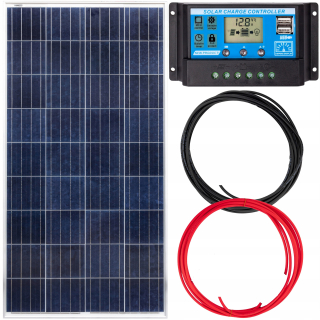 Solárny panel Solar 140W 18V regulátor kábla
