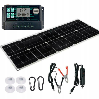 Solárny panel 100 W 12V solárna batéria+regulátor