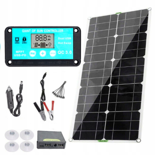 Solárny panel 100 W 18V Solárna batéria+regulátor