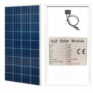 Solárny panel 12v 140 W solárna batéria Pola MC4