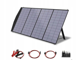 Solárny panel 140 W na nabíjacej stanici prenosného počítača Tel
