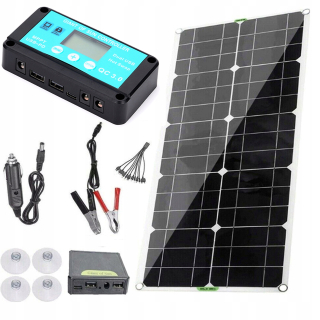 Solárny panel solárny batéria 12V 100W+ovládač
