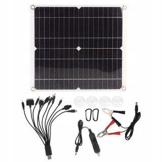 SOLÁRNY PANEL SOLÁRNA BATÉRIA FLEXIBILNÁ 2XUSB