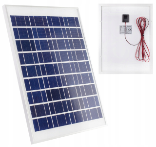 SOLÁRNY PANEL SOLAR BATÉRIA PV POLI 18V 20W
