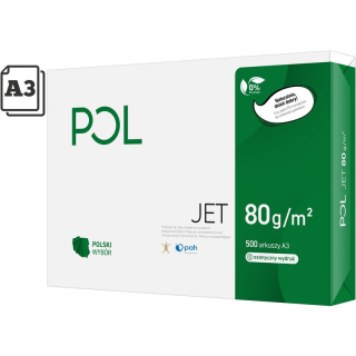 Papier Poljet Photokopier A3 500 listy biela ryža 80g