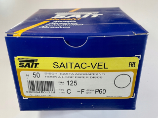 Suchý zips 125 mm P80 (50ks) Sait