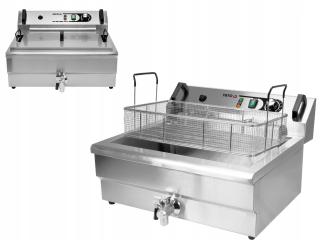 Fritéza - Gastronomické panvica fritézy 23l Inox yato