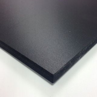 PVC penový PVC 500x250 5 mm čierna reklama PVC