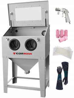 Pieskovačka - Cabbind Sandblaster 220L horný otvor + dýzy