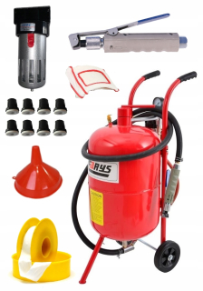 Pieskovačka - Siphon Sandblaster 38L Mask Lunel + 8 dýz zadarmo