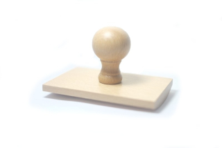 Drevená pečiatka kolísky 140x100 veľké