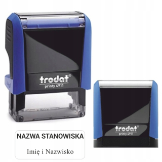 Kancelárska pečiatka - PEČIATKA TRODAT 4911 Názov do 4 riadkov + DIZAJN