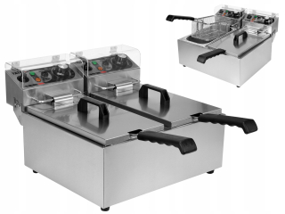 Fritéza - Dvojité gastronomické fritéza 2x6l yato fv