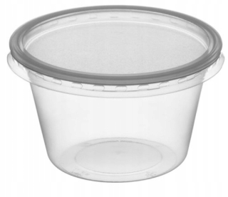 Kontajner 100 ml plast + veko super cena!