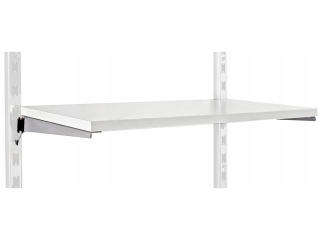 Poličky 60x30cm + chrómové zátvorky Universal A1 Rail
