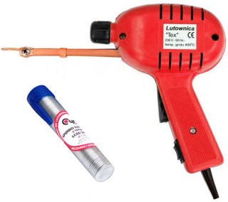 Poľský transformátor spájkovací železo 100/150 W + cín