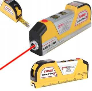 Vodováha - Elektronická laserová úroveň s 2,5 m opatreniami